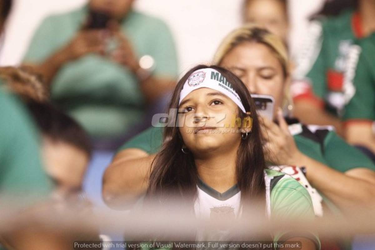NO SE VIO EN TV: Tristeza, frustración y rabia en Marathón tras la goleada