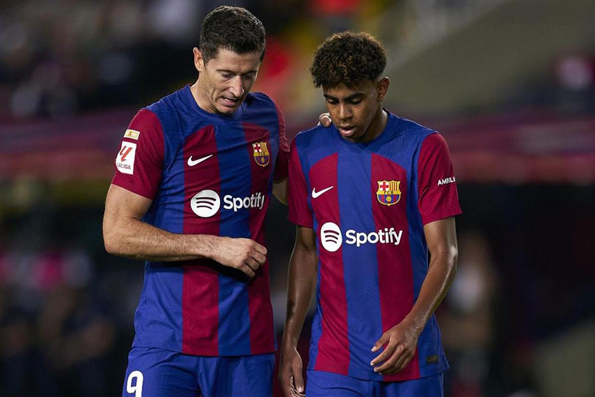 Comunicado oficial: Barcelona confirmó las lesiones de Lamine Yamal y Lewandowski y el tiempo que estarán de baja