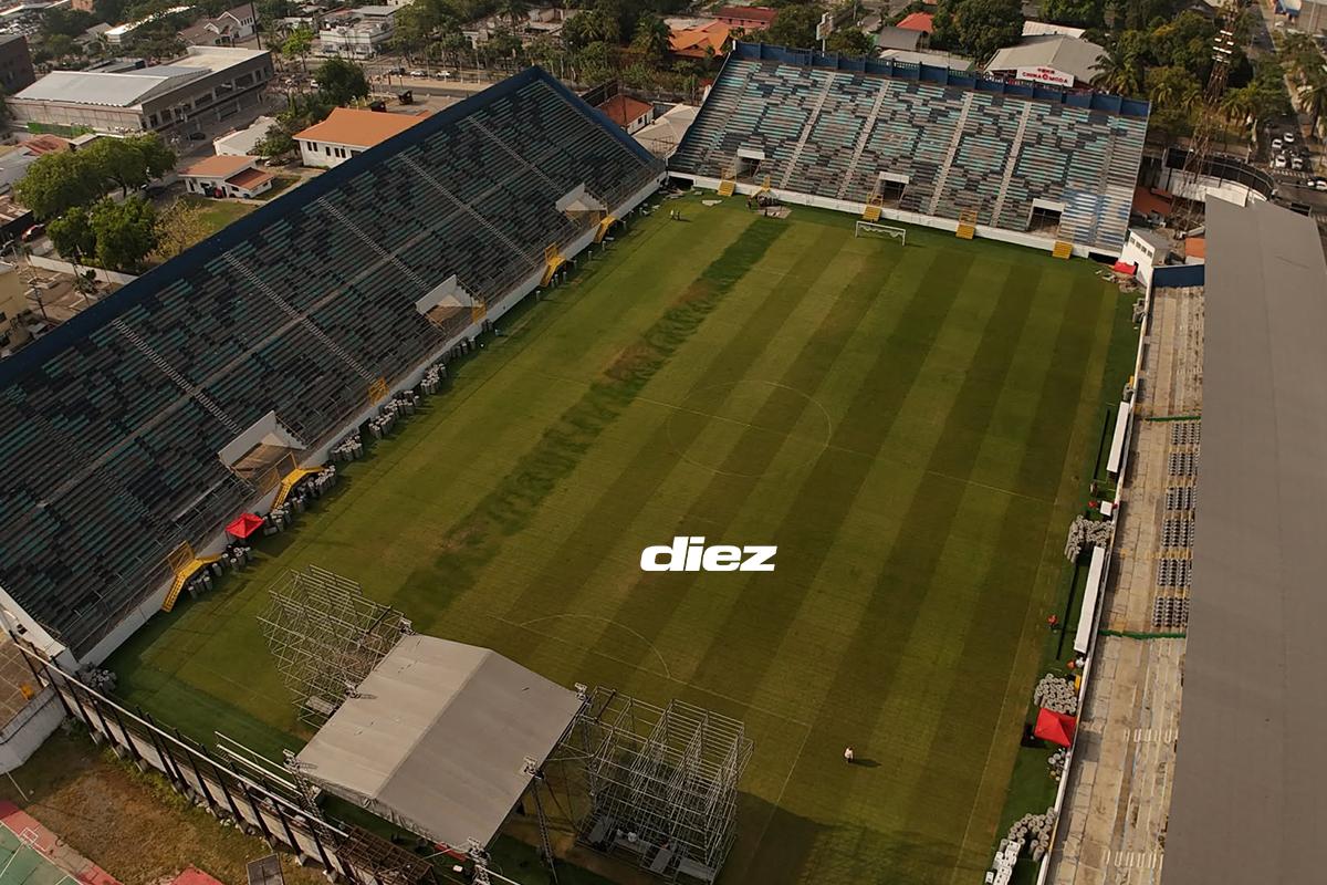 Así luce la cancha del Estadio Morazán tras concierto: el ataque feroz de Mario Moncada a los responsables