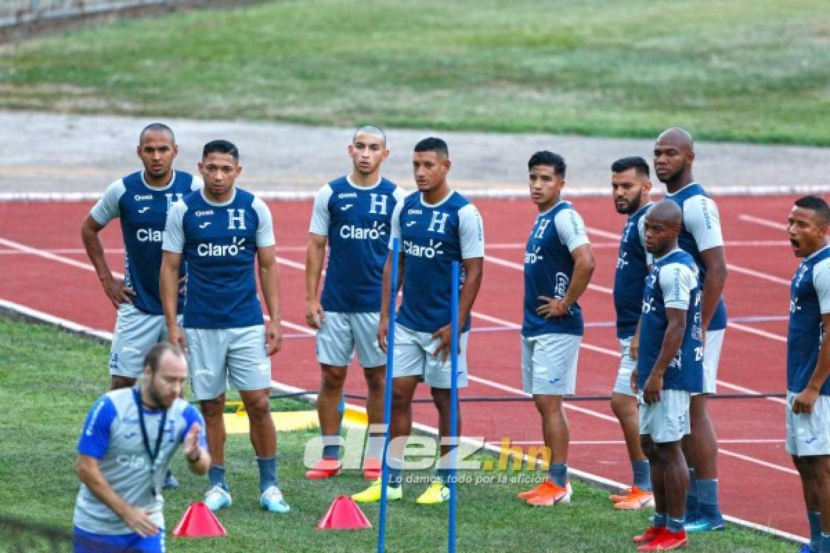 ¡Con todo! Así fue el último entrenamiento de Honduras antes de enfrentar a Chile