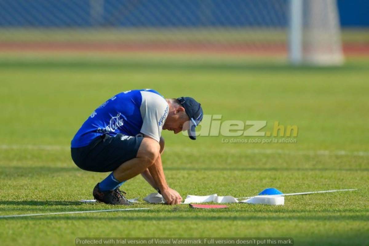 FOTOS: Los detalles más íntimos de la práctica en la Selección de Honduras