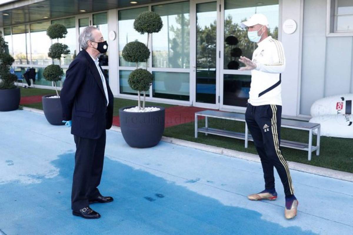 Visita inesperada, chilenas de Ramos y Marcelo: Así fue el entrenamiento del Real Madrid   