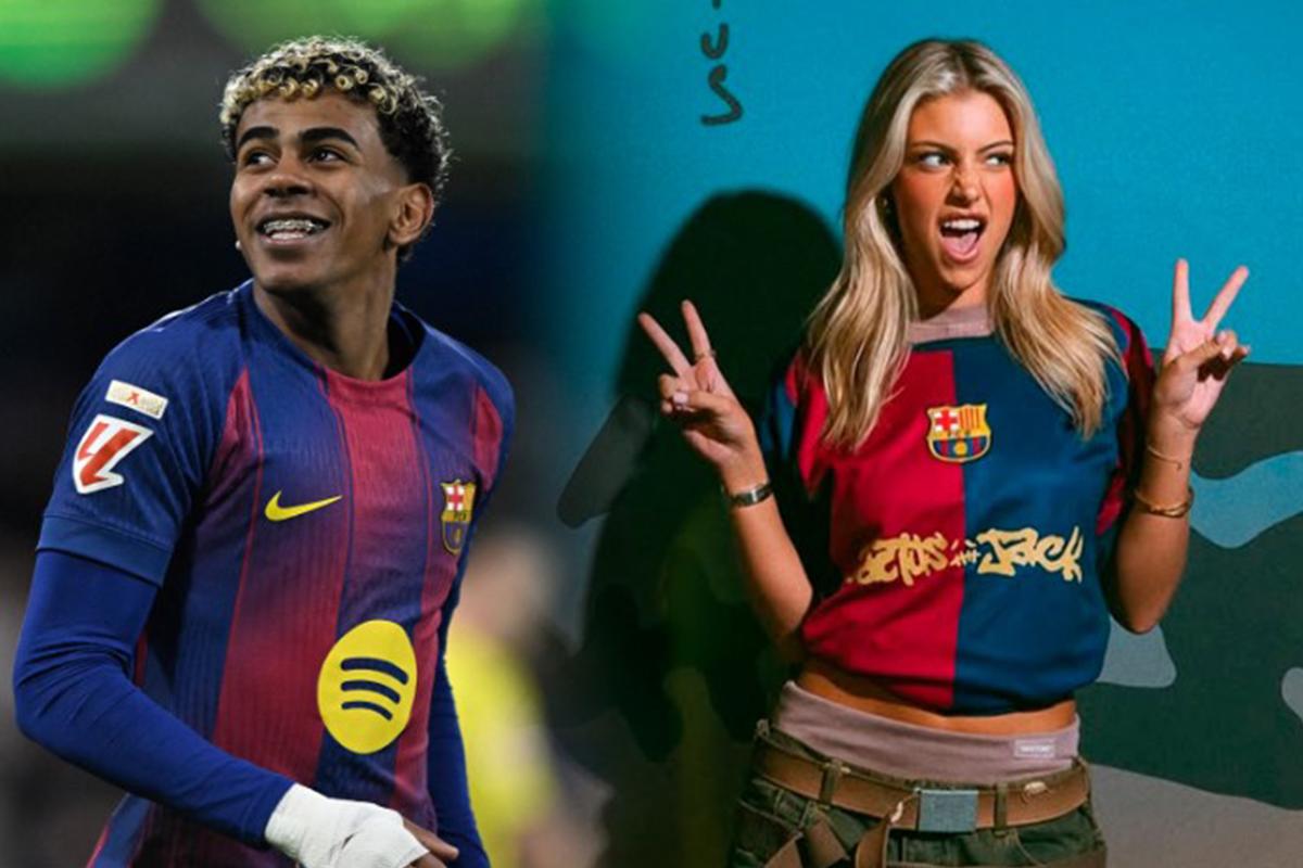 ¿Su nueva novia? El motivo por el que Lamine Yamal es vinculado con famosa influencer tras anotar hat-trick