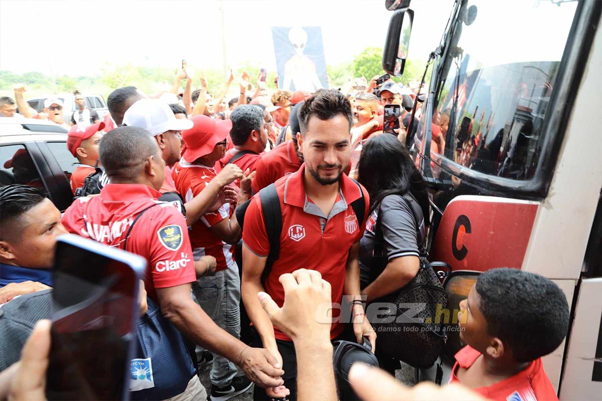 La invasión roja que hubo en Choluteca para la “final” entre UPN y Vida por el no descenso en la Liga Nacional