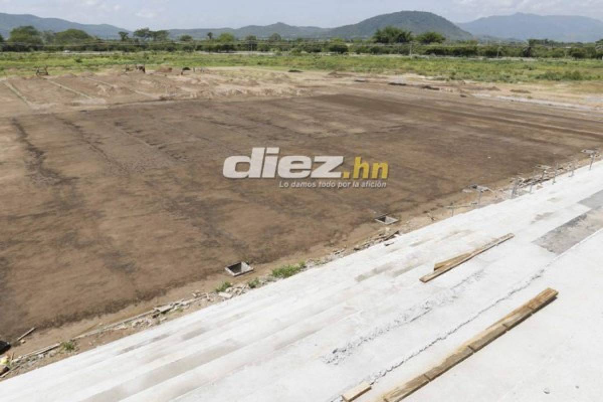 ¡Una joya! Así avanzan los trabajos del estadio del Parrillas One