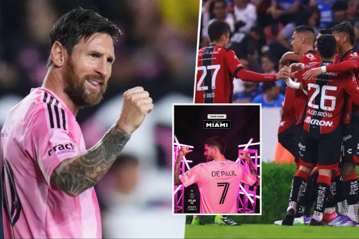 De Paul ya tiene su visa de trabajo y debutaría hoy con Inter Miami: hora y canal para ver el partido ante Atlas en la Leagues Cup