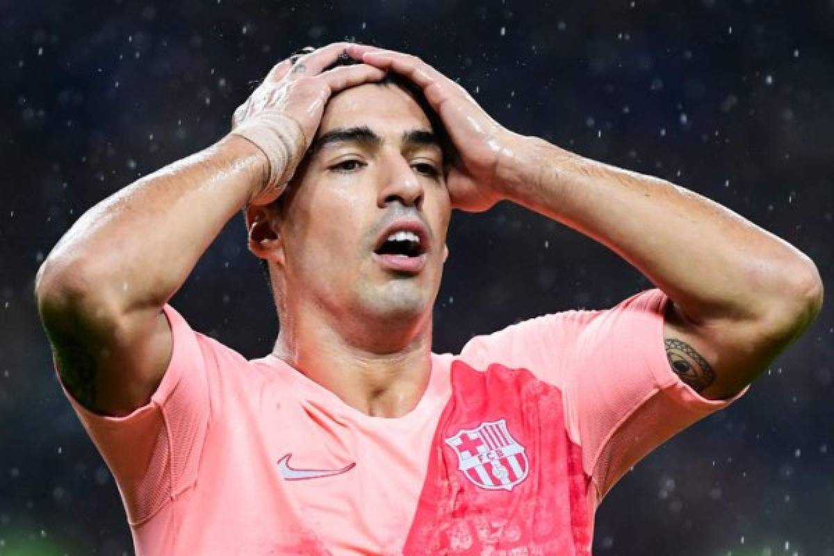 Luis Suárez pierde los estribos en Champions; la tristeza de Neymar y Mbappé