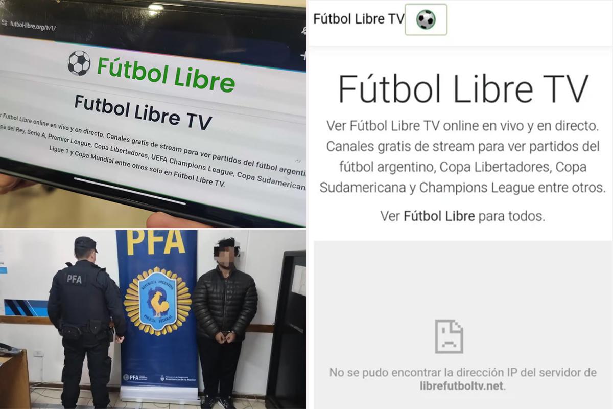 Capturaron al creador de Fútbol Libre: tiene 23 años y la policía revela cómo fue su detención en Argentina