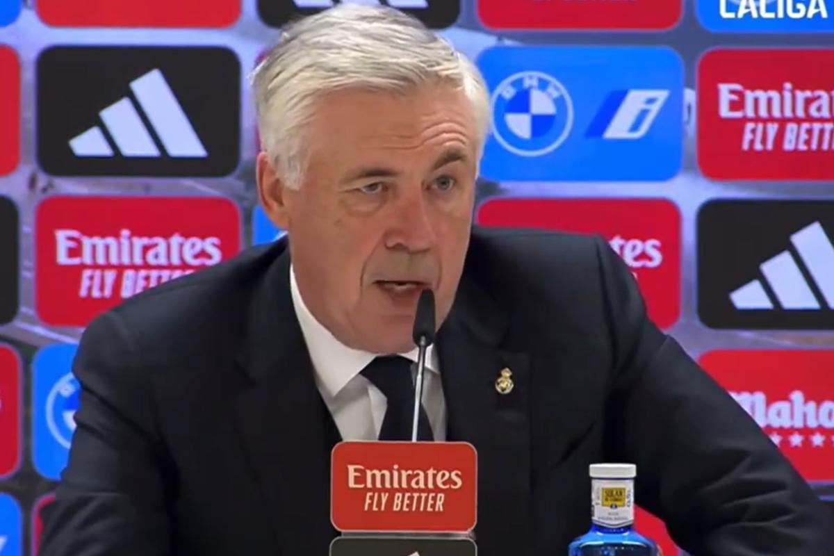 ¿Robo al Almería? Ancelotti rotundo en la conferencia: “He visto las jugadas, las decisiones son correctas”