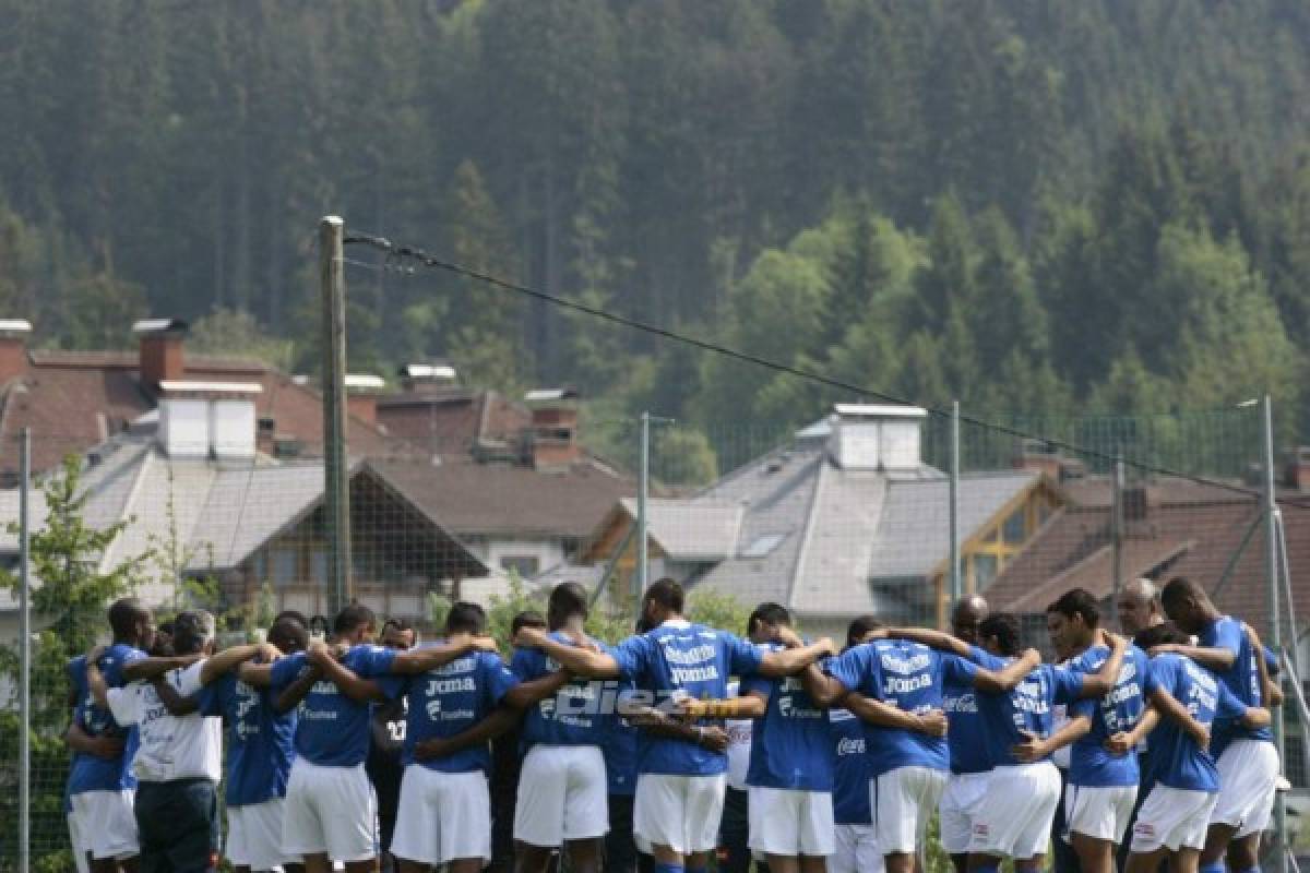 Las fotos que engañaban a todos de la Selección de Honduras previo al Mundial de Sudáfrica 2010