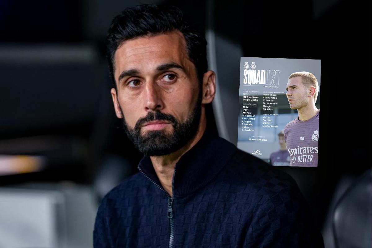 Arbeloa volvió a borrarlo: la convocatoria del Real Madrid para enfrentar hoy al Espanyol en LaLiga