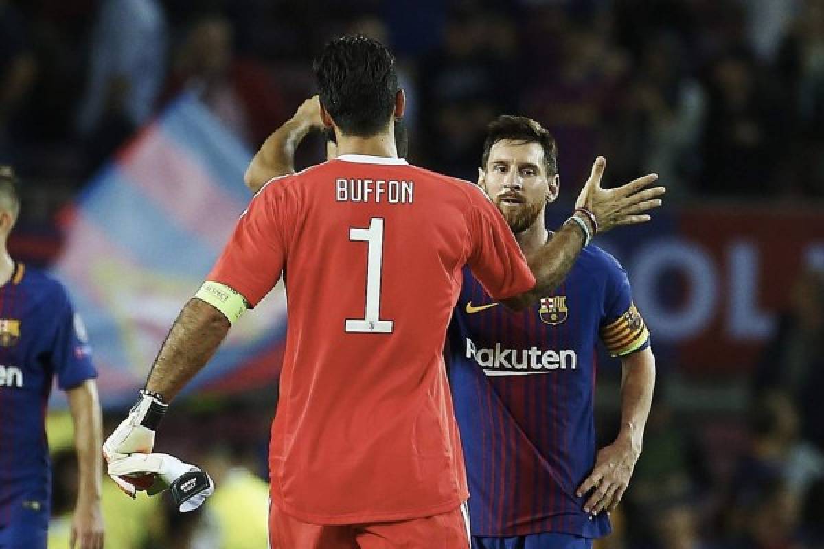 No se vio en TV: La reacción de Buffon con Messi al final y la triste salida de Najar en el Allianz