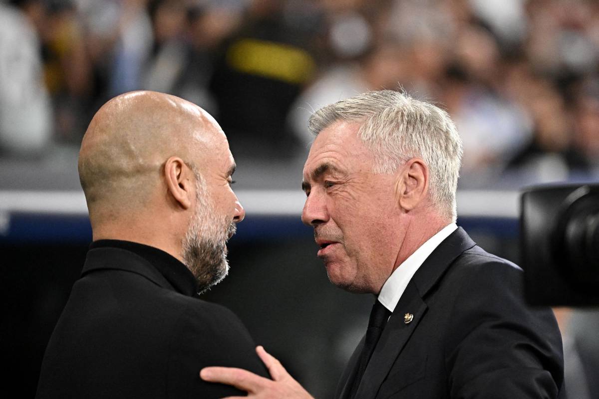 Real Madrid - City: Guardiola explota en el Bernabéu, el extraño gesto de Ancelotti y el cruce de Vinicius con rival