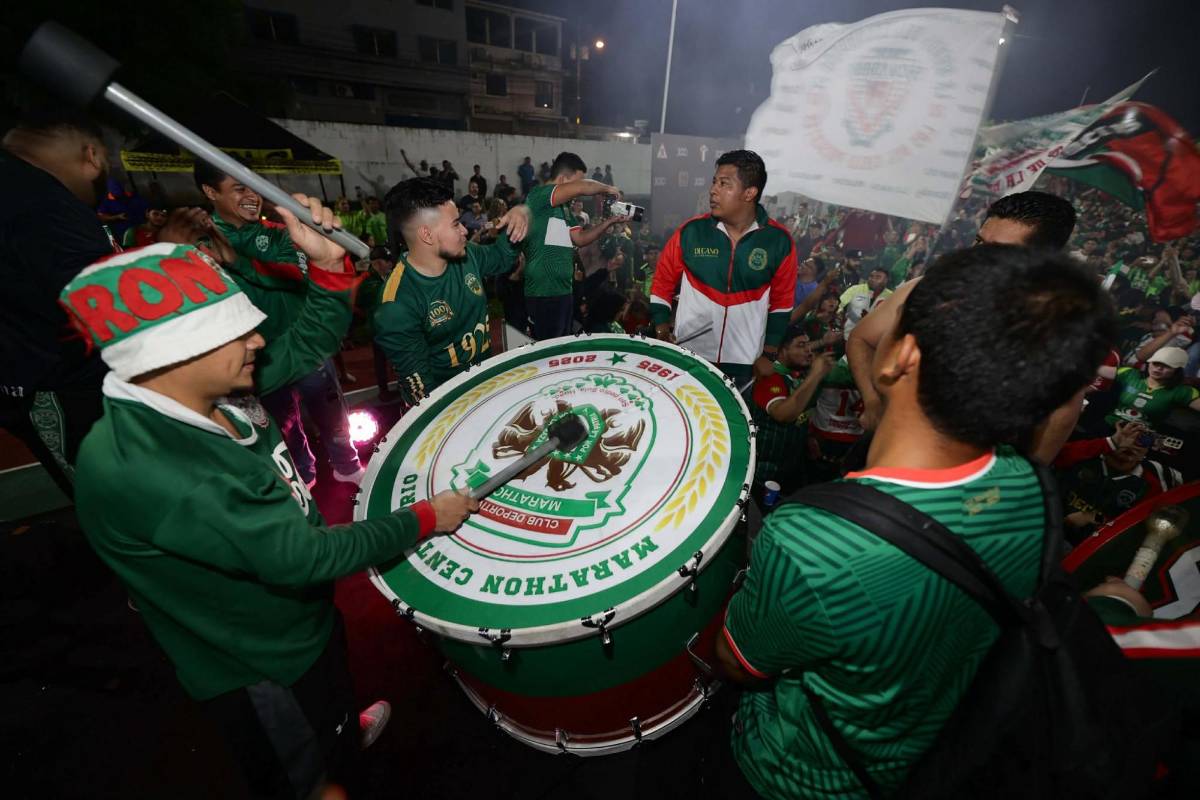 Marathón celebró el centenario del club junto a su afición y con sorpresota incluida de Orinson Amaya, su presidente