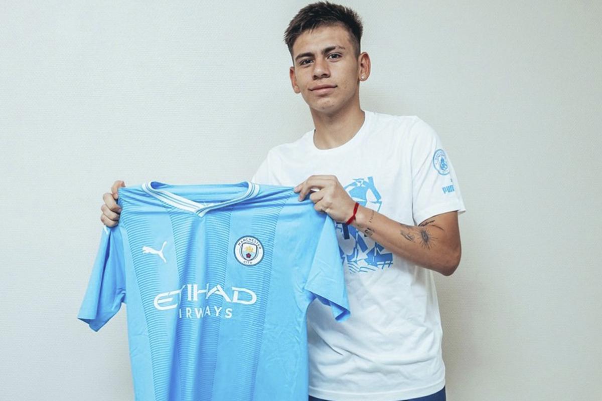 Manchester City fichó a Claudio Echeverri: la fortuna que pagaron a River Plate y su contrato