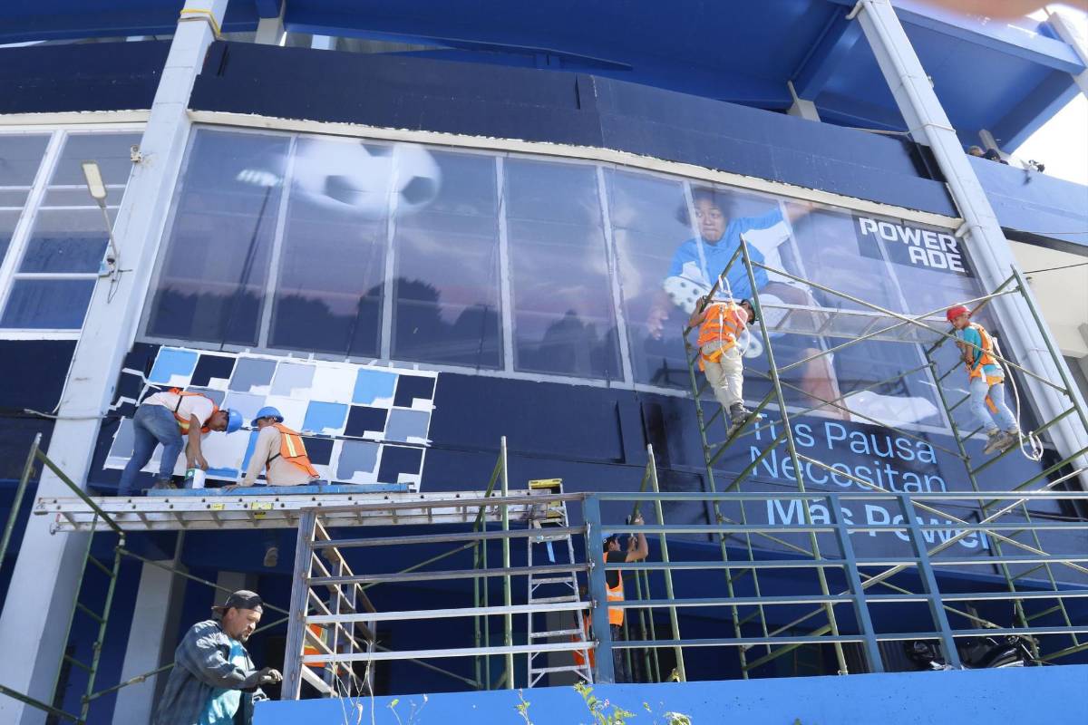 ¡Remodelado y embellecido por Messi! Así luce el Estadio Cuscatlán para la visita del Inter Miami a El Salvador