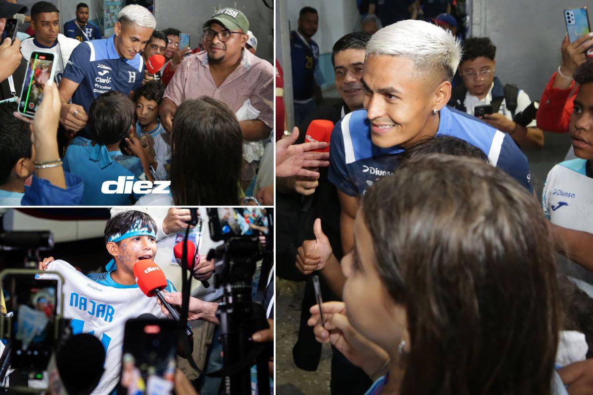 Enorme gesto de Andy Najar: su último partido en Honduras con la Selección y se despide cumpliéndole el sueño a un niño