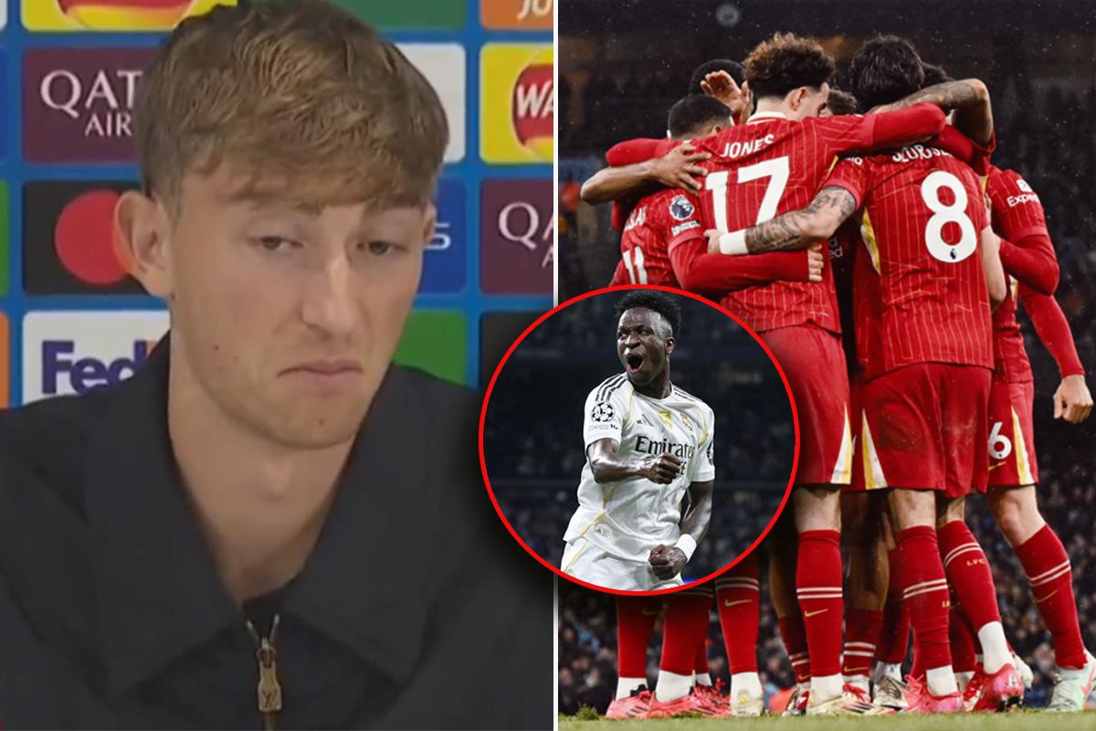 Huijsen sobre la polémica con Vinicius y resta importancia al estadio de Liverpool: Ya he jugado aquí y siendo sincero...