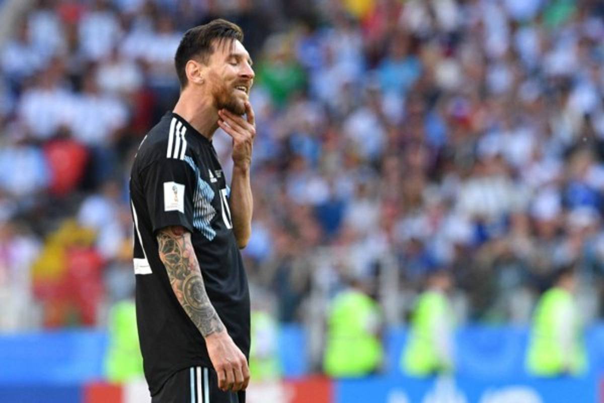 ¡Amargura y frustración! Los gestos de Messi en el Argentina-Islandia