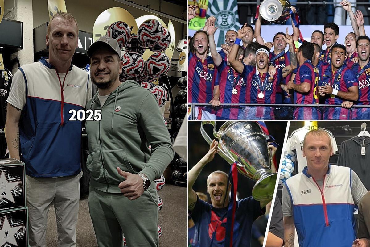 Lo ganó todo con Barcelona y sorprende con su nueva vida tras retirarse: ¡empleado de una tienda!