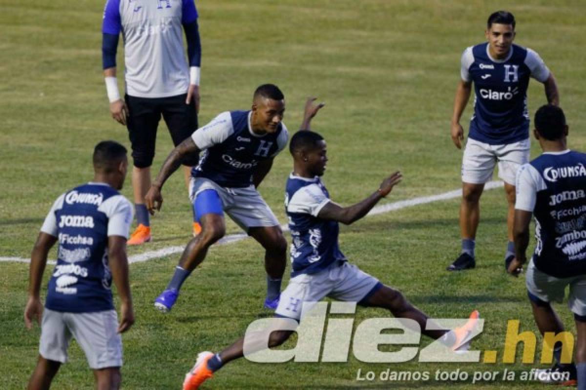 Risas y con un grupo pequeño: Así fue el primer entrenamiento de Honduras en San Pedro Sula