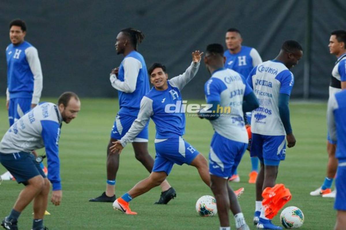 ¡Sin Danilo Acosta! Las imágenes del entreno de Honduras de cara al juego con El Salvador