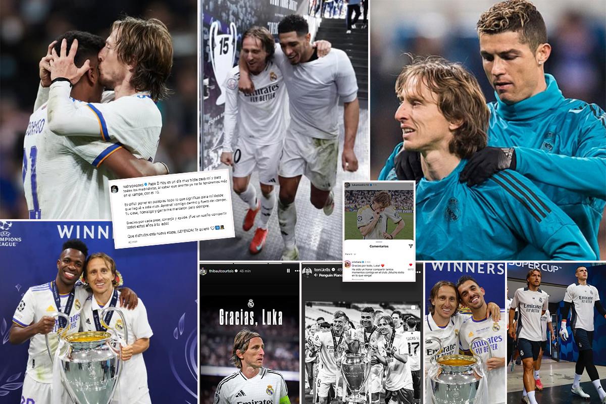 Cristiano Ronaldo se despide de Modric, la sentida carta de Bellingham y el mensaje de Kroos: Iremos a muerte por ti