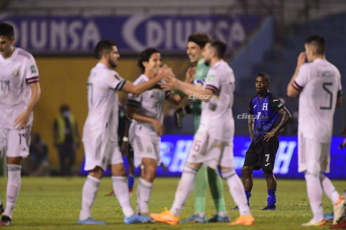 La tristeza de Honduras en su último juego eliminatorio en casa, el intercambio de camisetas y la celebración de México en San Pedro Sula