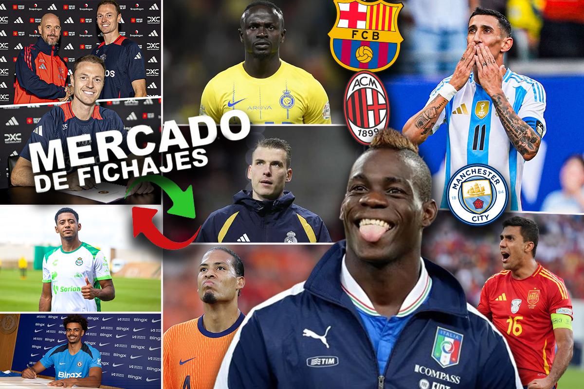 Di María dio un giro radical y la bomba de Balotelli; futbolista deja el Manchester City y el anuncio de Lunin