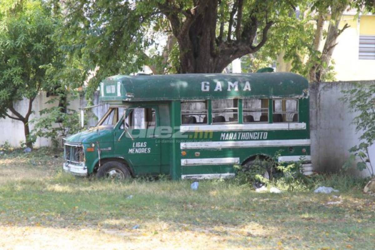 Remodelan el viejo autobús del Marathón reservas para convertirlo en una atracción