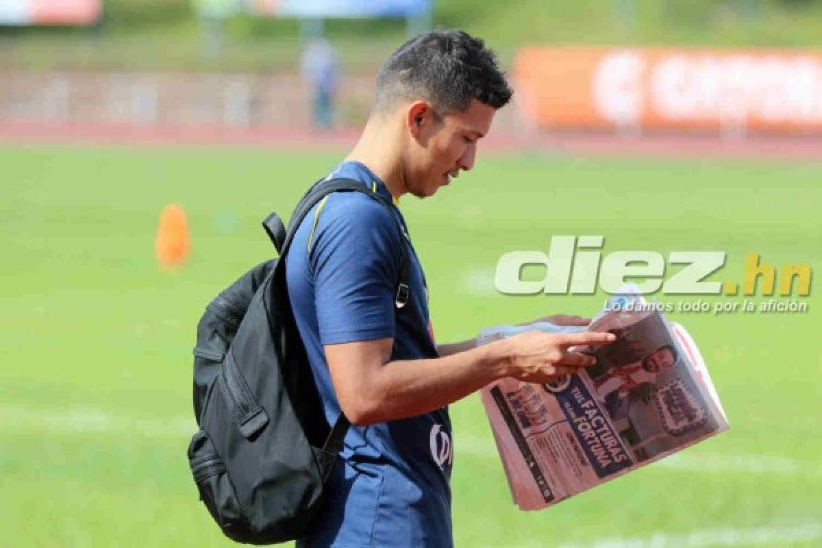 FOTOS: Diego Vázquez observó de reojo el entreno del Olimpia de Keosseián