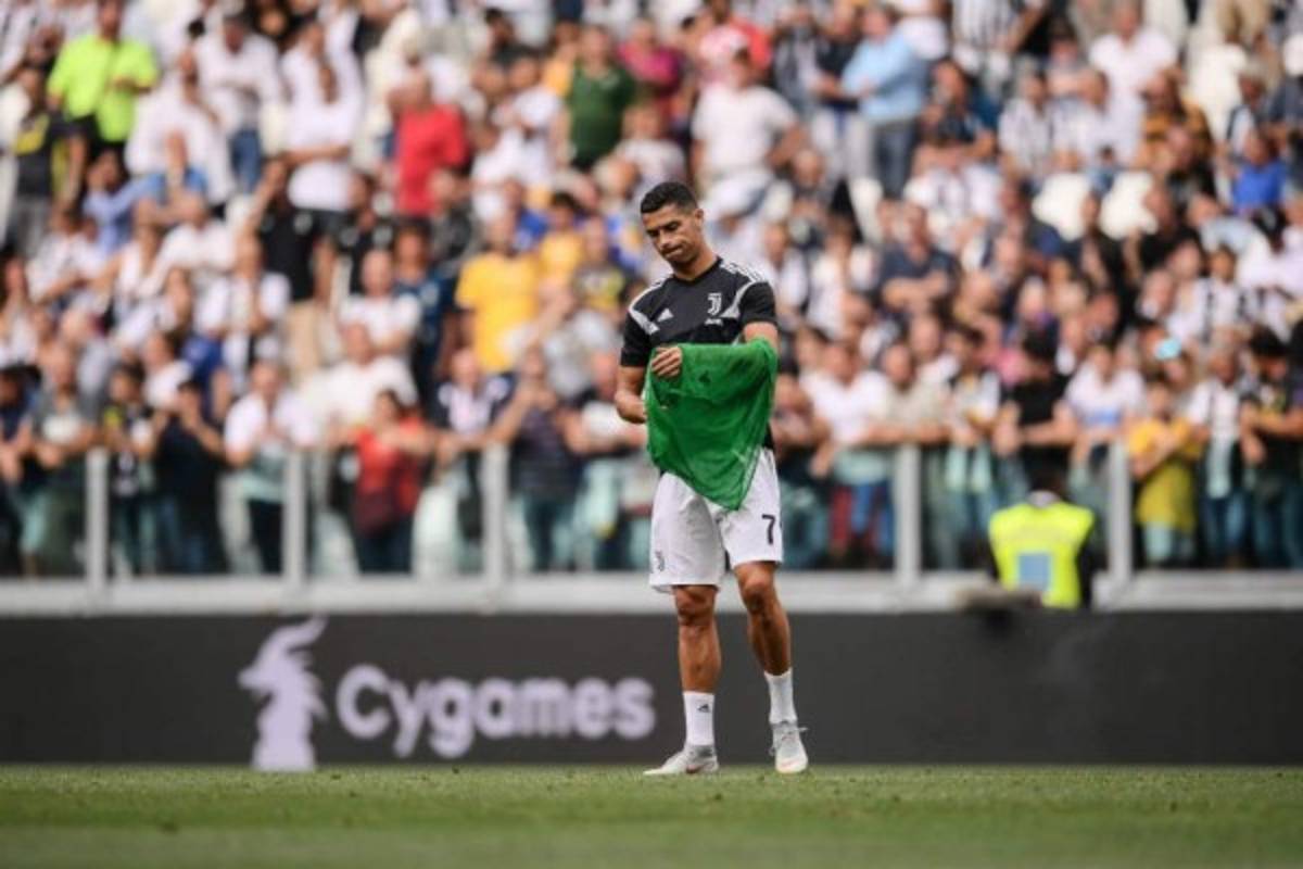 Así recibieron a Cristiano Ronaldo en su primer juego con la Juventus en el Allianz Stadium