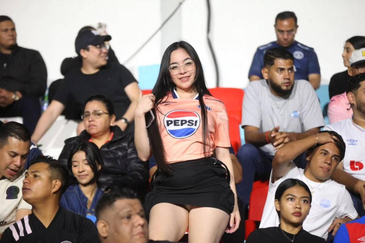 La belleza capitalina en su máximo esplendor disfrutó de la final entre Motagua vs Olimpia