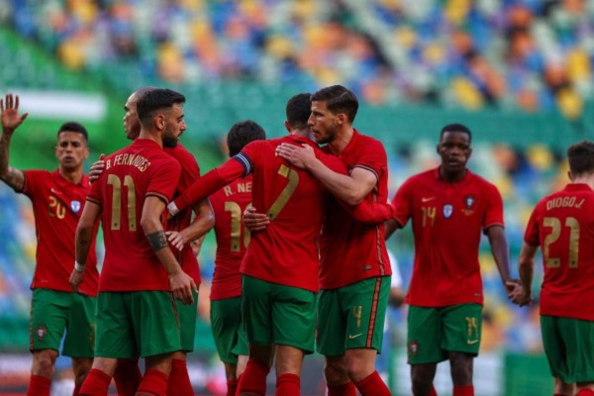 Georgina Rodríguez levanta suspiros en la paliza de Portugal sobre Israel previo a la Eurocopa 2021