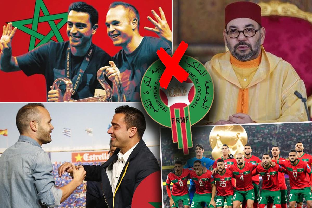 Xavi e Iniesta fueron vetados por el Rey de Marruecos: el gran motivo que los apartó de la selección