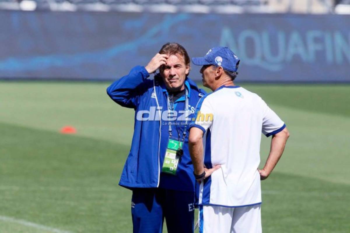 ¿Quién es la chica? Así fue el entreno de El Salvador previo al juego con Honduras