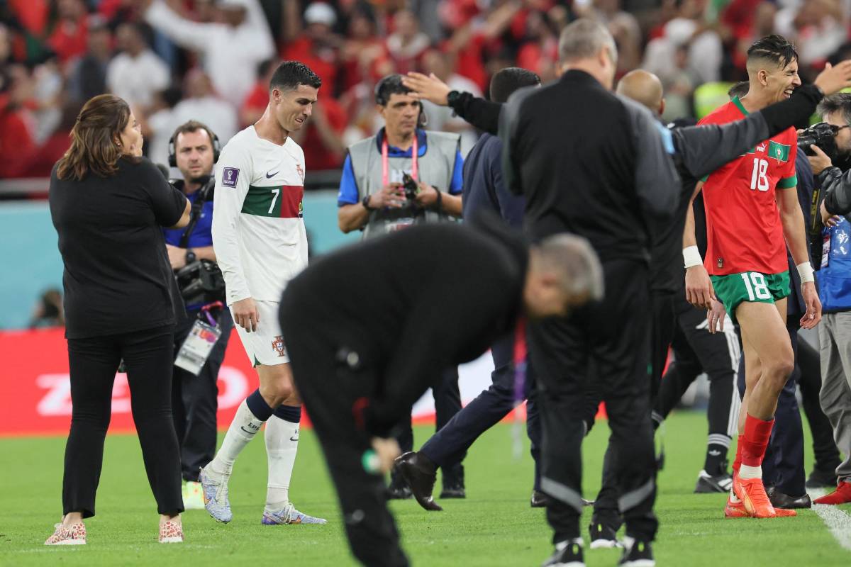 Lágrimas en su último Mundial: Las desgarradoras imágenes de Cristiano Ronaldo tras ser eliminado en Qatar 2022