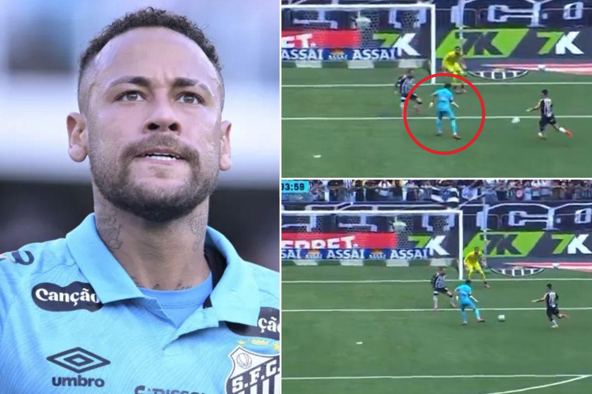 Santos pelea el descenso y la excusa de Neymar tras fallar un gol cantado: Es una mi***