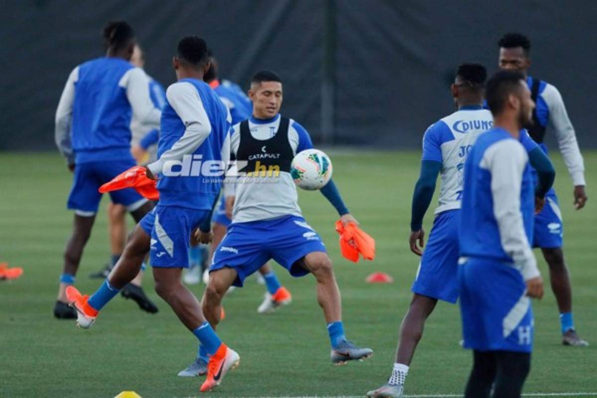 ¡Sin Danilo Acosta! Las imágenes del entreno de Honduras de cara al juego con El Salvador