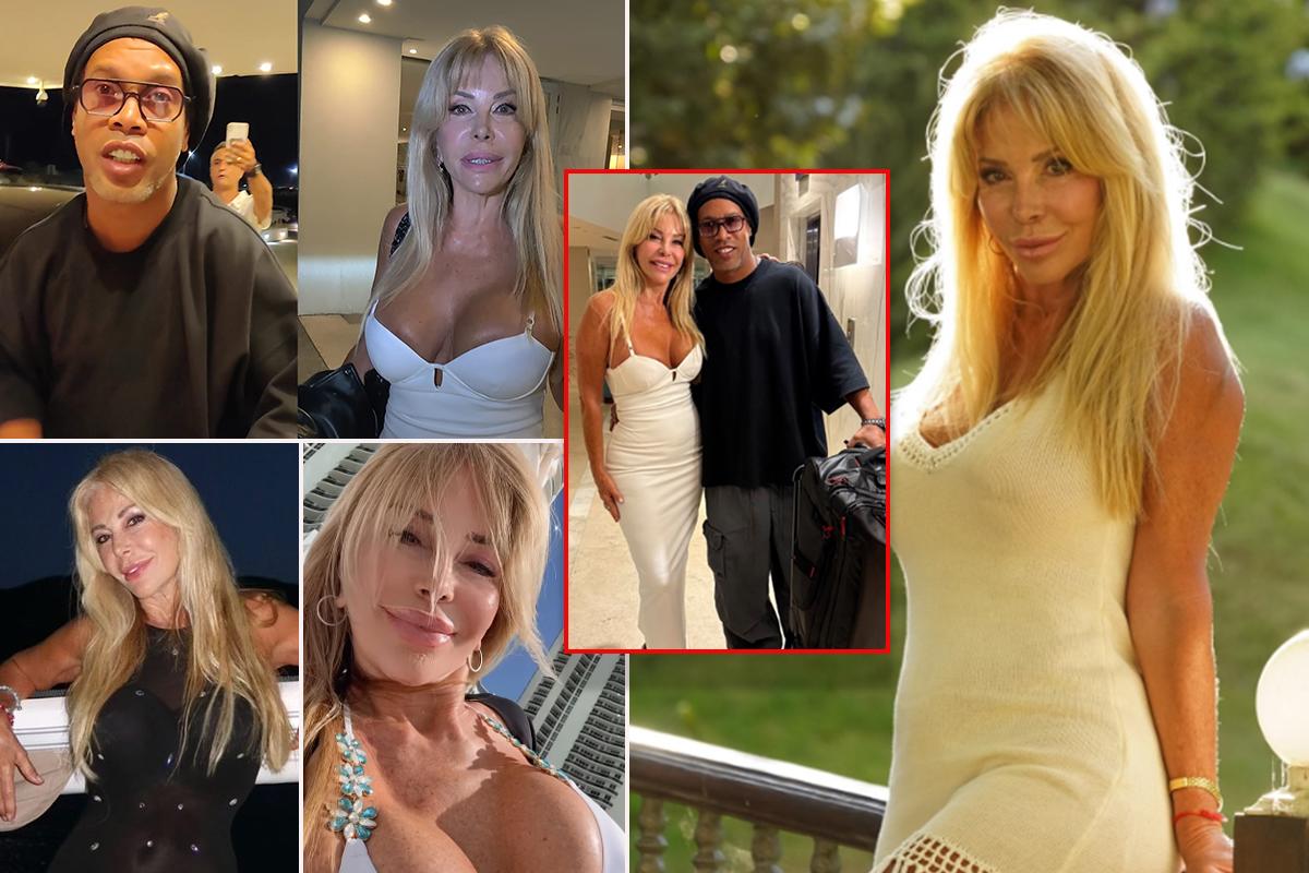 ¿Nueva novia? Así es la modelo de 72 años que fue vinculada con Ronaldinho y revela cómo lo conoció