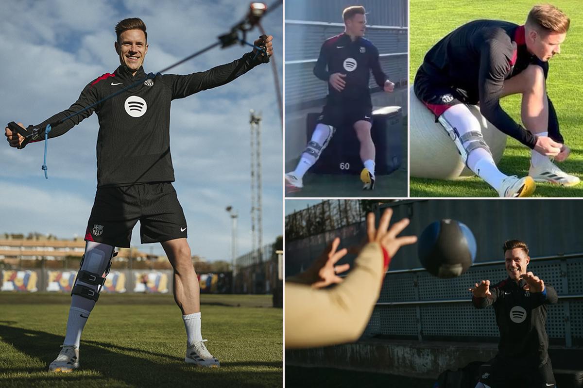 Ter Stegen comenzó su recuperación con una bota ortopédica: ¿cuándo volverá a jugar con Barcelona?