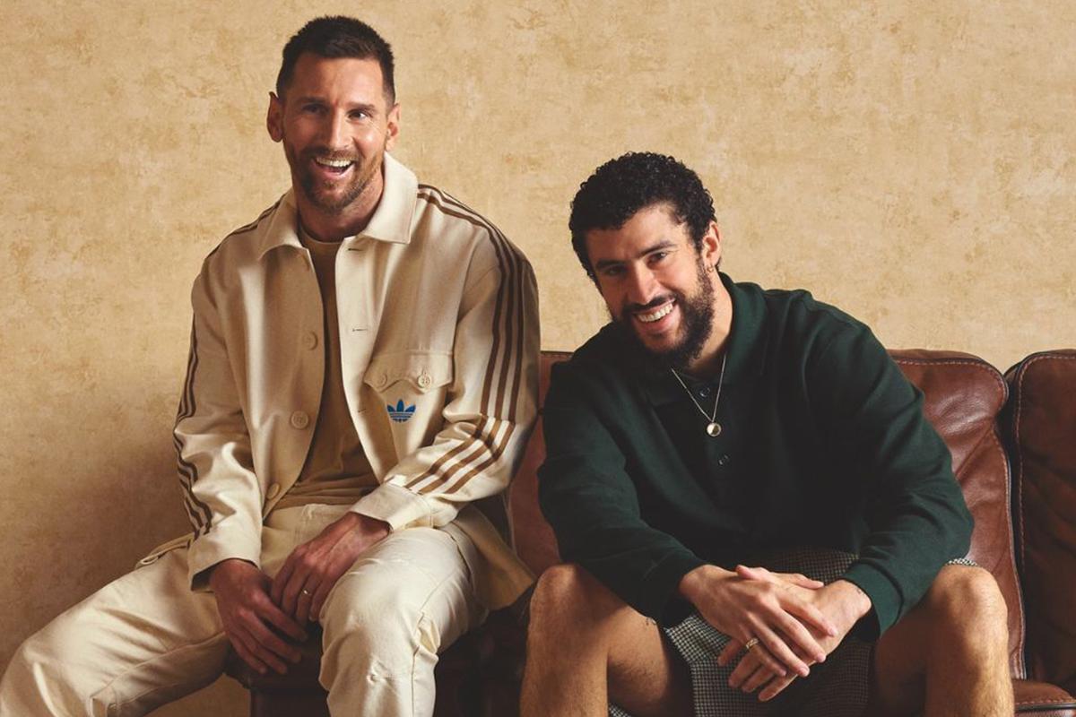 Messi y Bad Bunny hicieron una colaboración en 2025 y desde entonces mantienen el contacto.