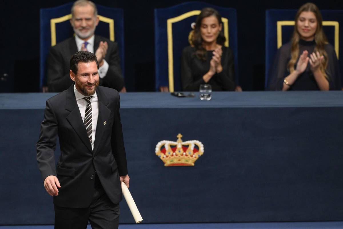 Messi recibe histórico premio: las palabras de la Princesa Leonor y mensaje del Barça