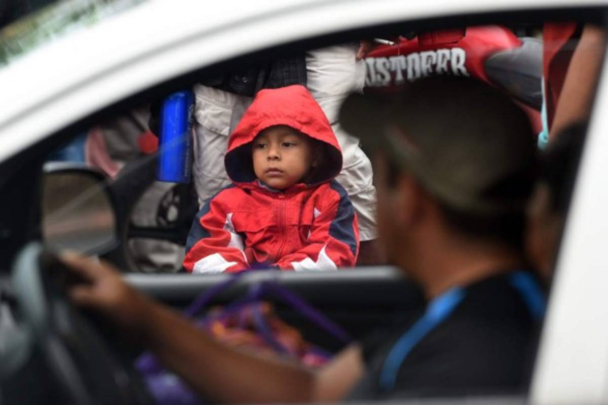 Las fotos más impactantes de los hondureños en la caravana de migrantes