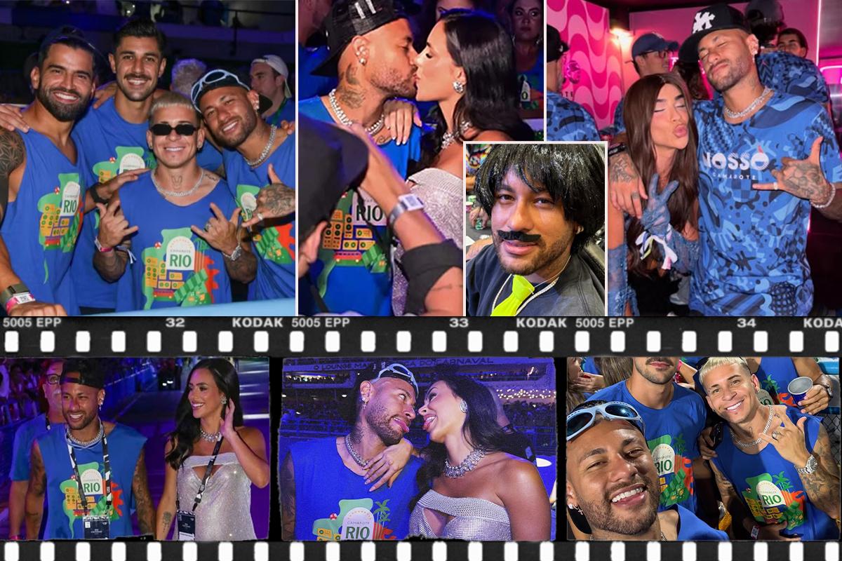 “¡Estoy de vuelta!”: Neymar y su novia brillaron en el carnaval de Río 2025; los jugadores que llevó el brasileño