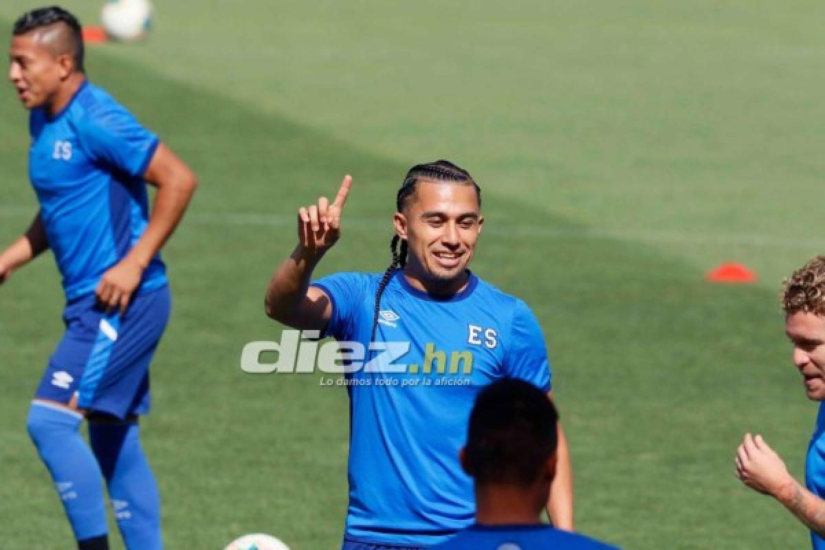 ¿Quién es la chica? Así fue el entreno de El Salvador previo al juego con Honduras