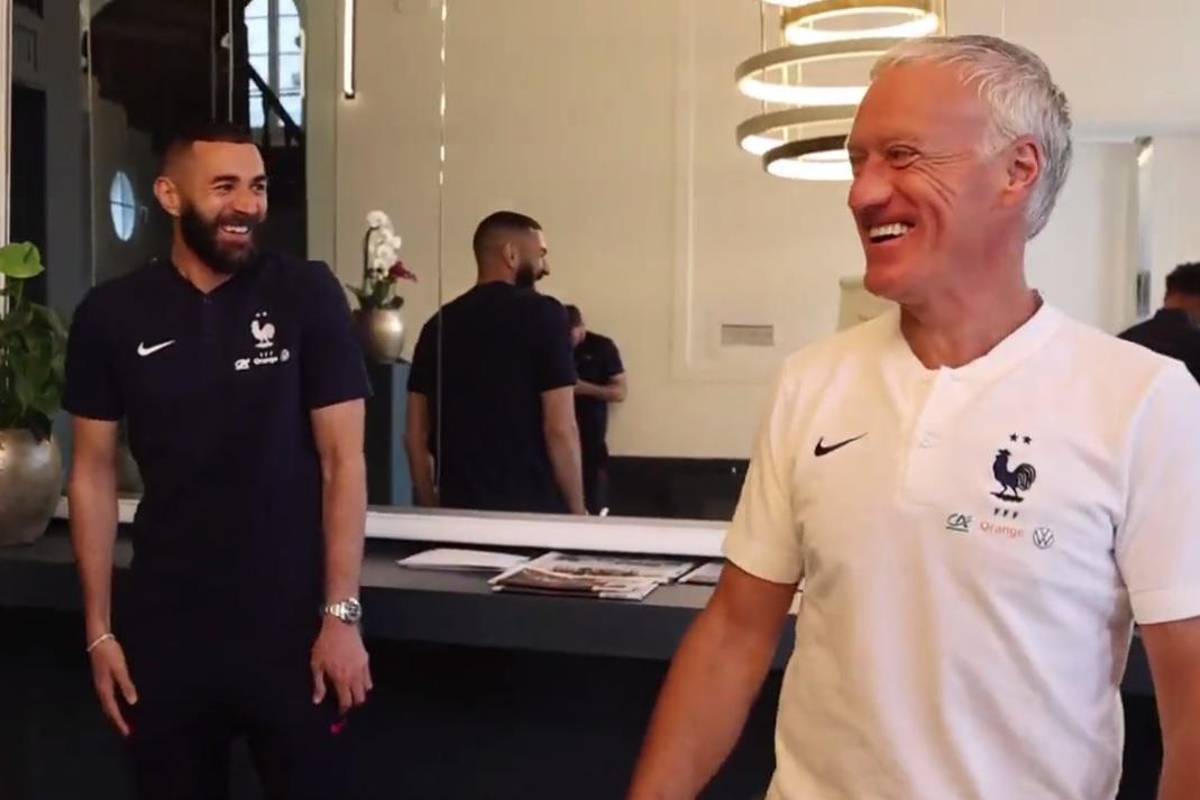 Benzema se unió a la selección de Francia y así fue el reencuentro con Mbappé tras el rechazo al Real Madrid