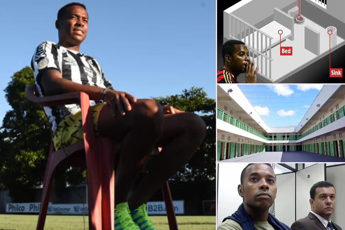 Así es la vida de Robinho en una cárcel de Brasil: asesinos célebres y un ‘Tinder’ especial