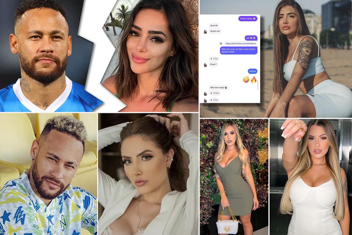 Los mensajes picantes de Neymar con una modelo que provocaron su ruptura con Bruna Biancardi