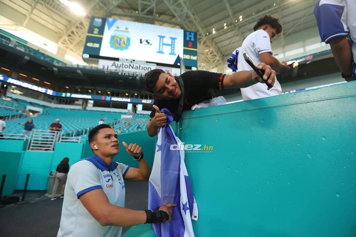 NO SE VIO EN TV del Argentina-Honduras: La bronca entre De Paul y Deiby, las selfies de Denil Maladonado y la petición a Messi con el Barcelona